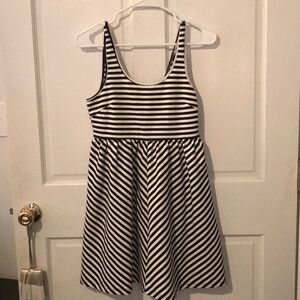 minkpink striped mini dress